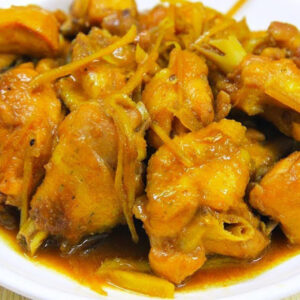 Gà kho gừng